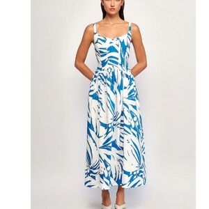 Wave Waist Midi-Dress